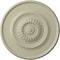 Ekena Millwork Large Floral Ceiling Medallion, Hand-Painted Clear Yellow, 41 1/8"OD x 2 1/2"P CM41FLCYF - alternate 1